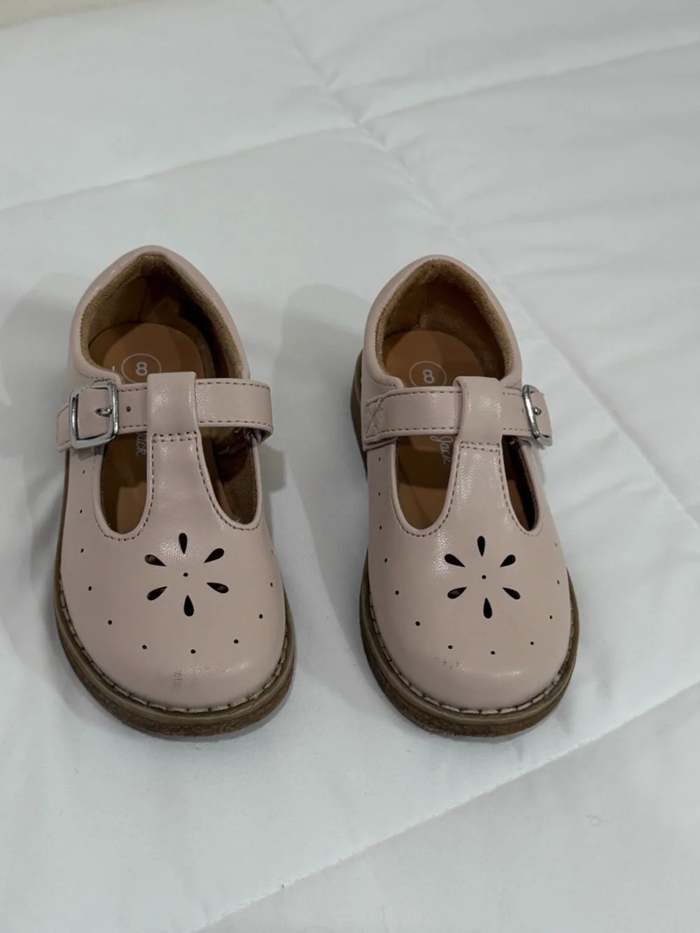 Cat & Jack Toddler T-Strap Dress Shoes - Blush Pink